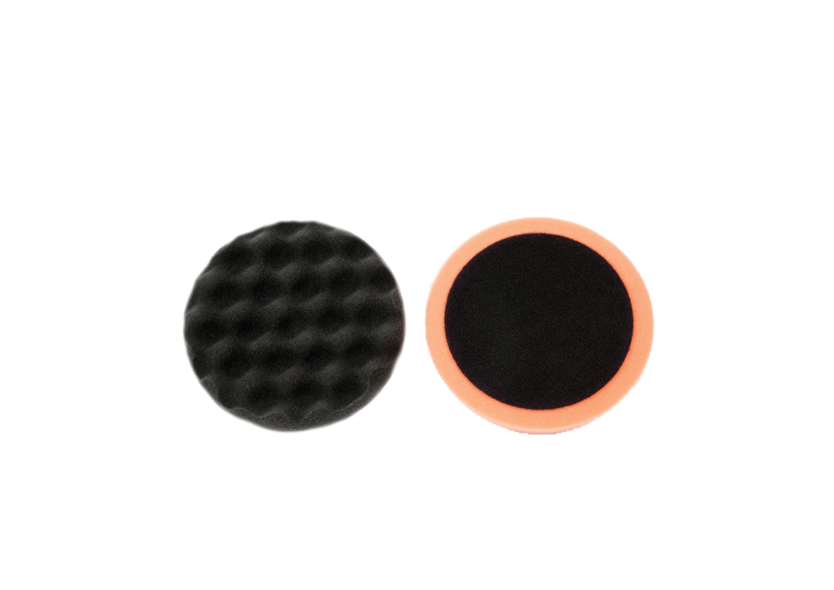 Waffle polishing pad